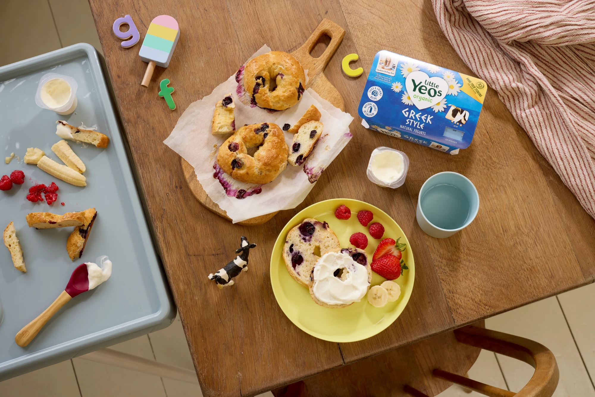 Little Yeos Blueberry Bagels
