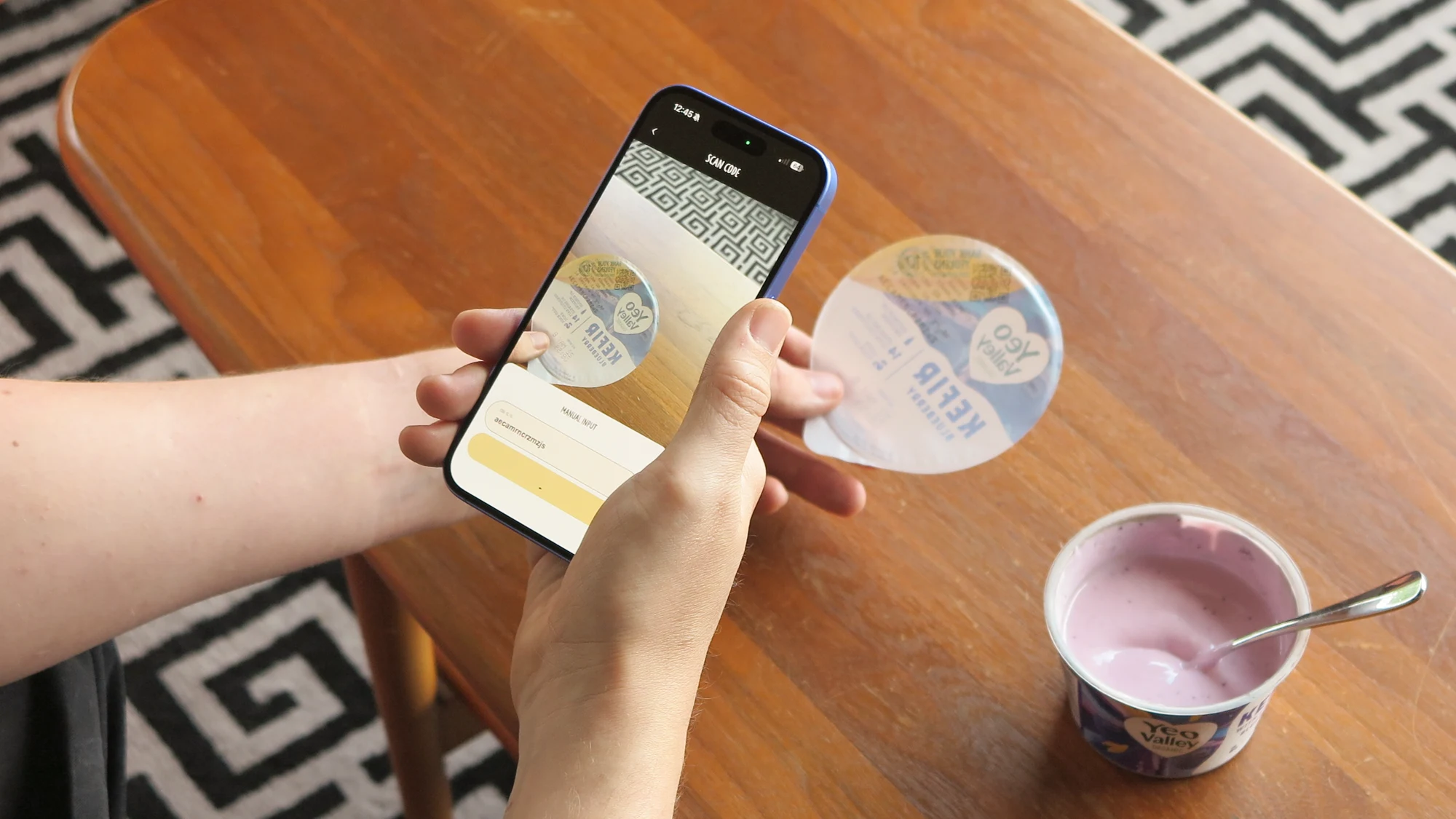 Scanning on the app