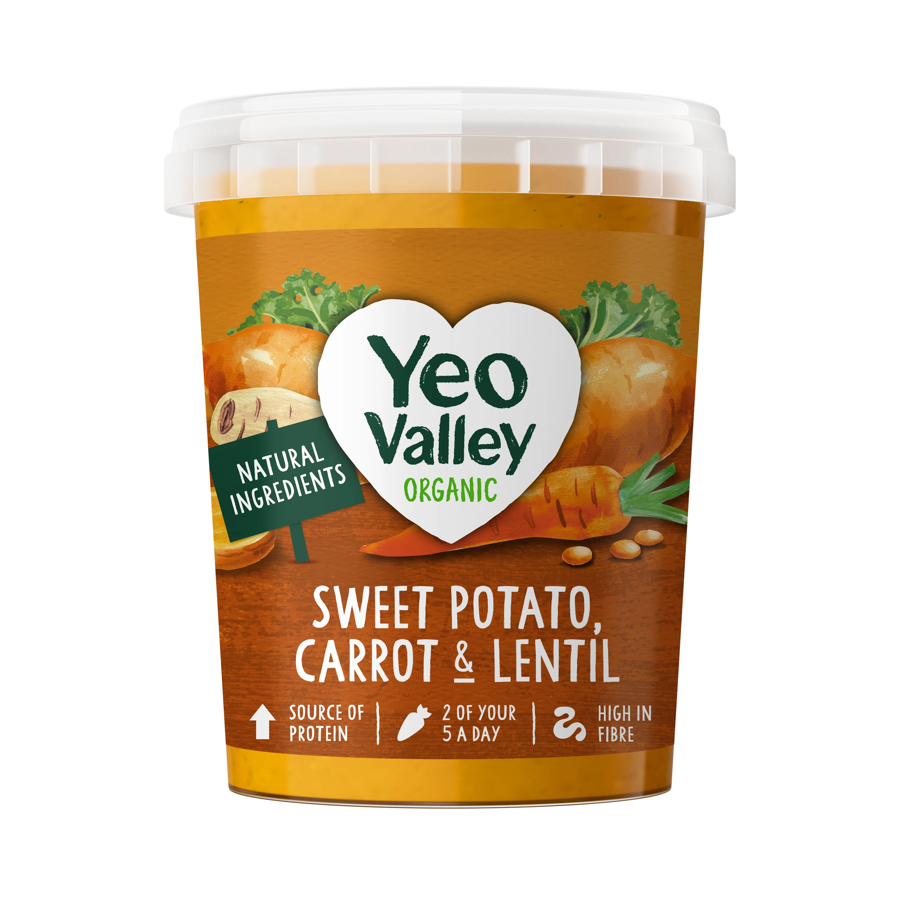Sweet Potato, Carrot and Lentil Soup in 400g size