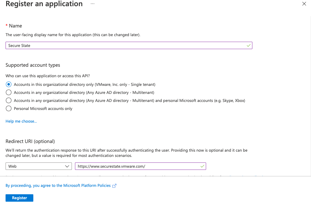 Azure App Registration 2