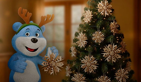 Tutorial: Estrellas navideñas sostenibles con tubos de papel higiénico