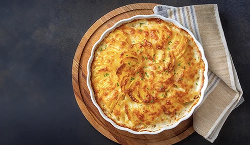Receta sencilla de papas gratinadas