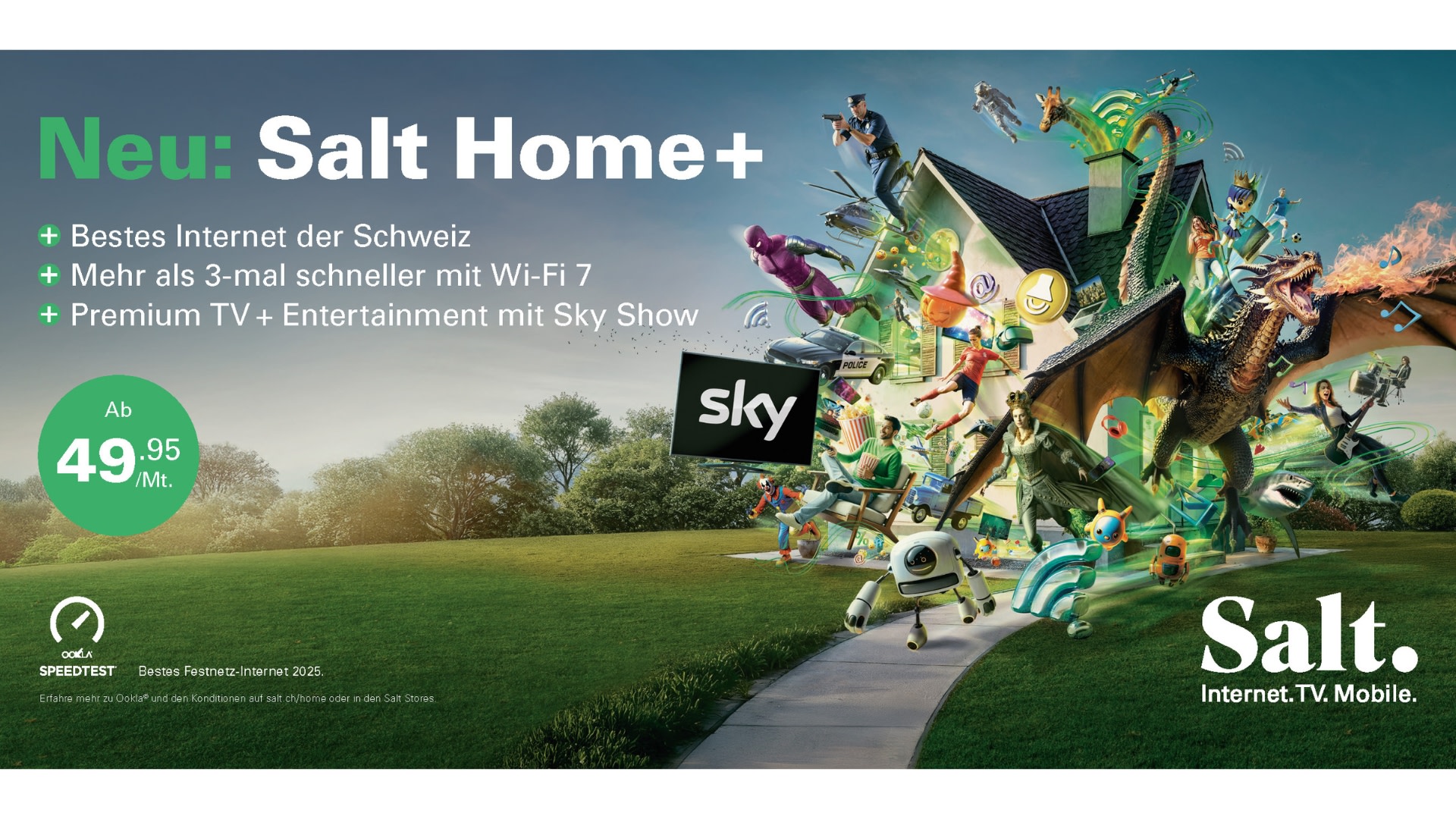 Scholz & Friends Zürich für Salt Home+: Mehr digitale Erlebnisse als in ein Haus passen_Image 1