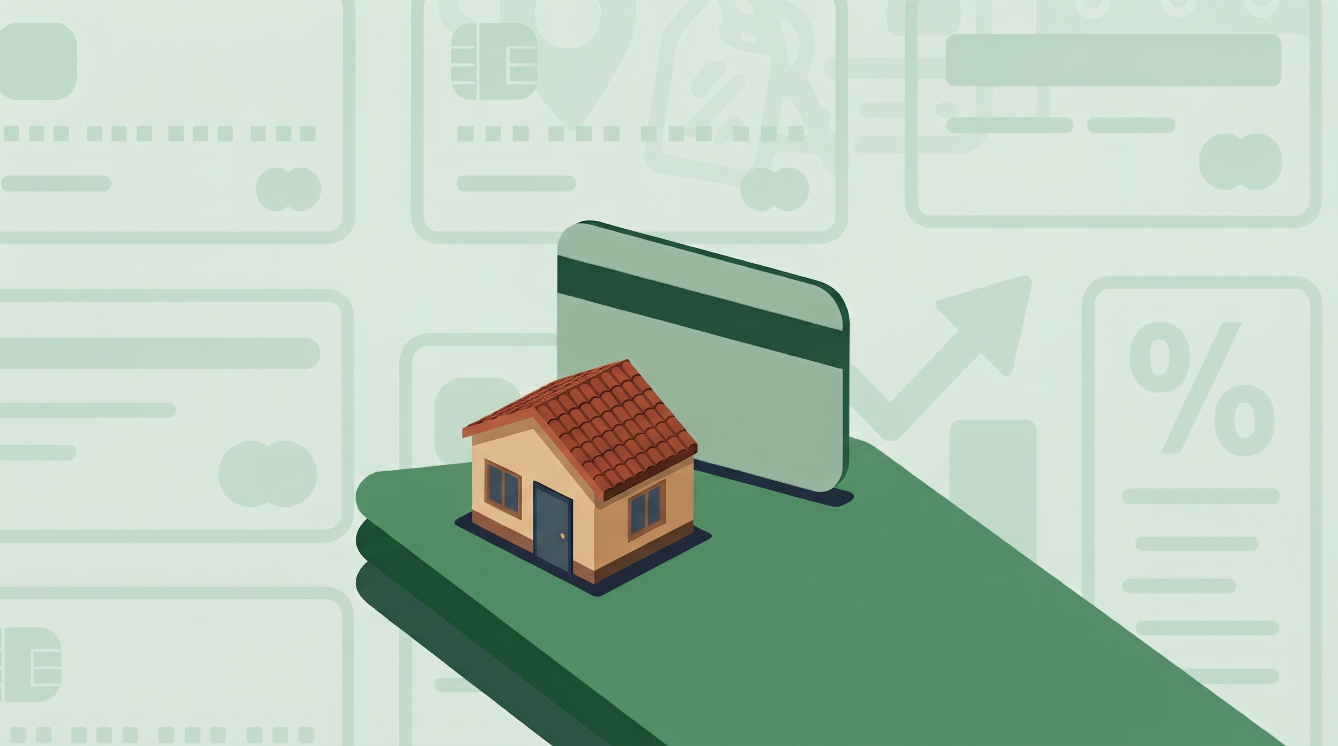 House with credit card