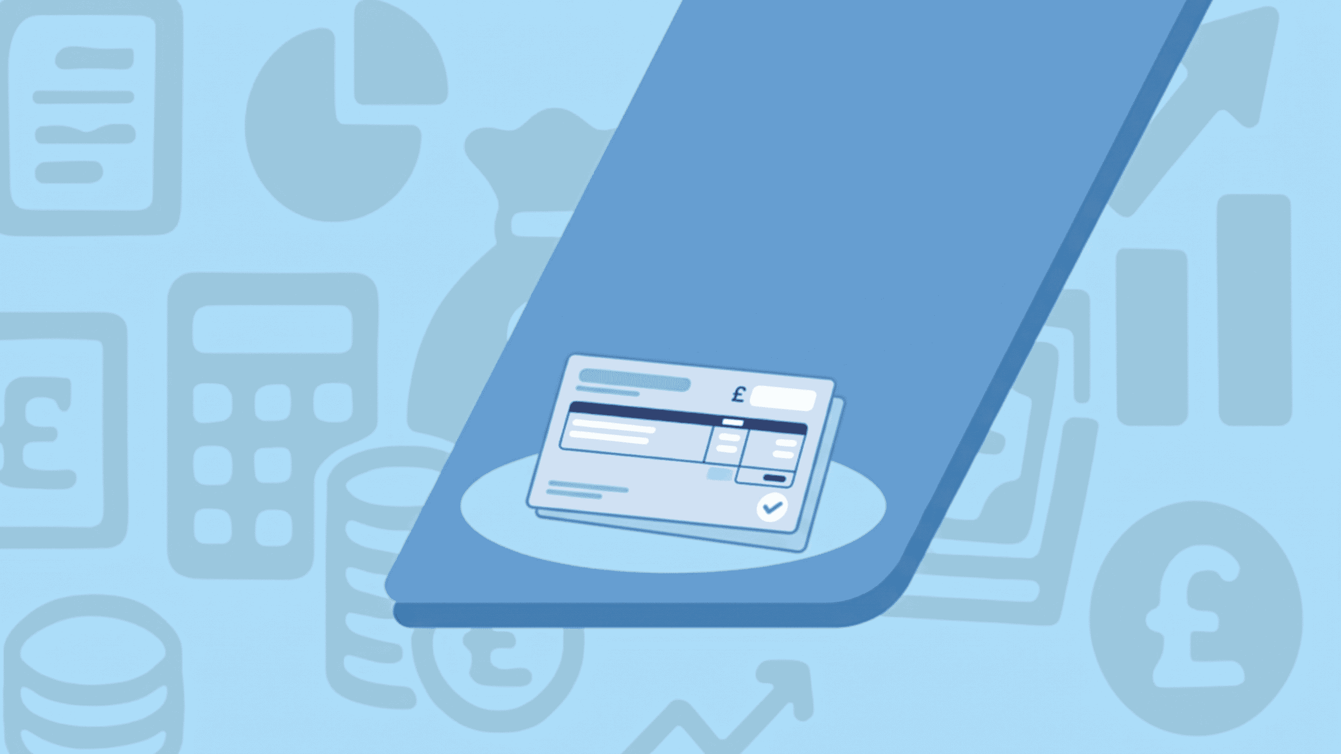 Payslip showing net income