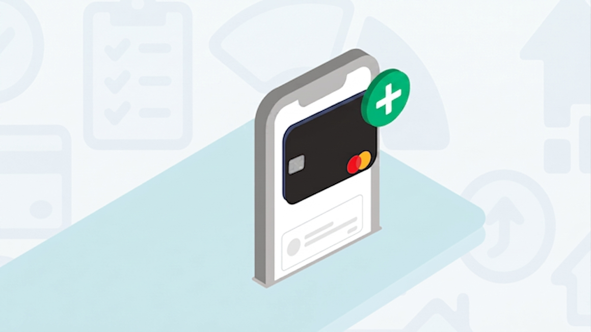 Card being added to phone wallet