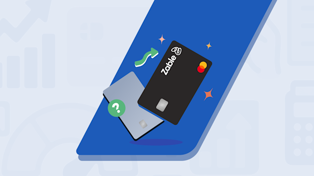 Depiction of combining credit cards