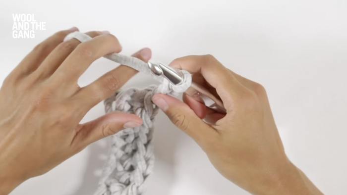 How to Crochet Double Crochet - Step 9