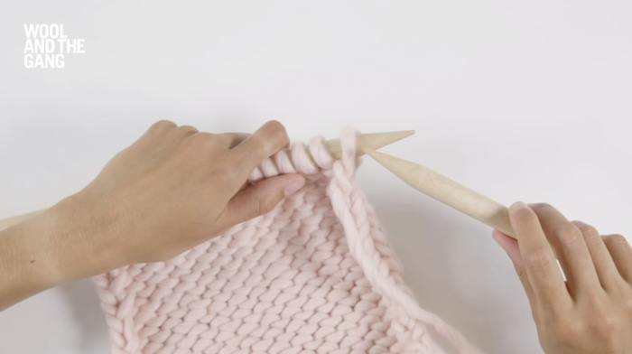 How To: Knit Purl Stitch - Step 1