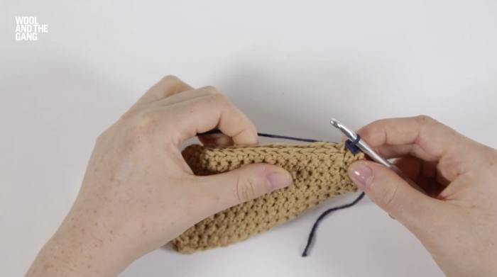 How To: Crochet Slip Stitch Seam - Step 4