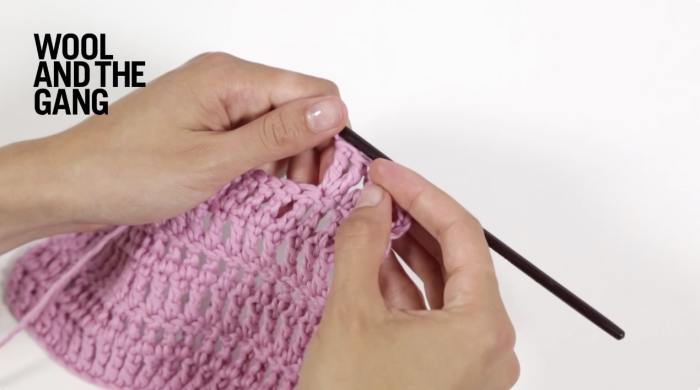 How To Crochet the Treble Crochet Increase - Step 7