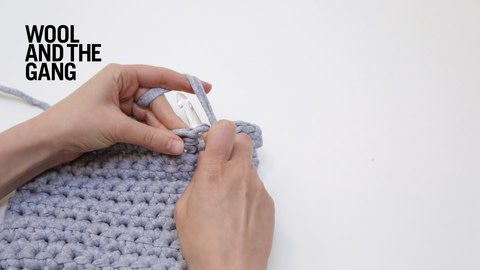 How to Decrease in single crochet - Step 1
