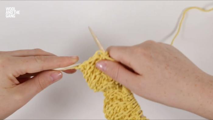 How To Knit Travelling Slip Stitch - Step 15