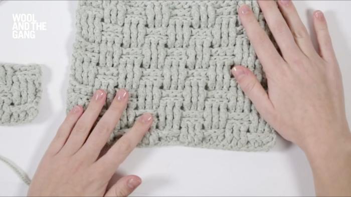 How To Crochet Basketweave Stitch - Step 14