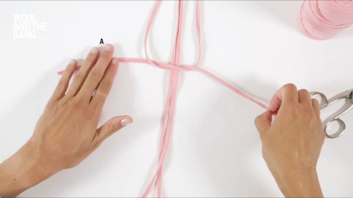 How To Do A Square Knot - Step 3