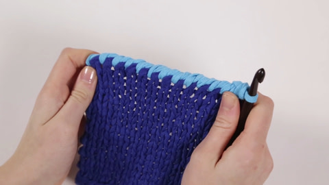 How to Crochet Crab Stitch - Step 7