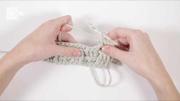 How To Crochet Basketweave Stitch - Step 11
