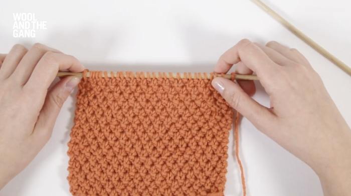 How To: Knit Irish Moss Stitch - Step 10