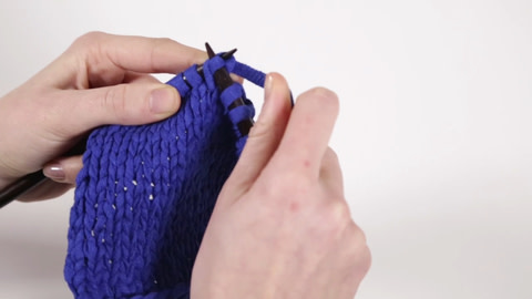 How to Work Through The Back Loop Of A Stitch - Step 3