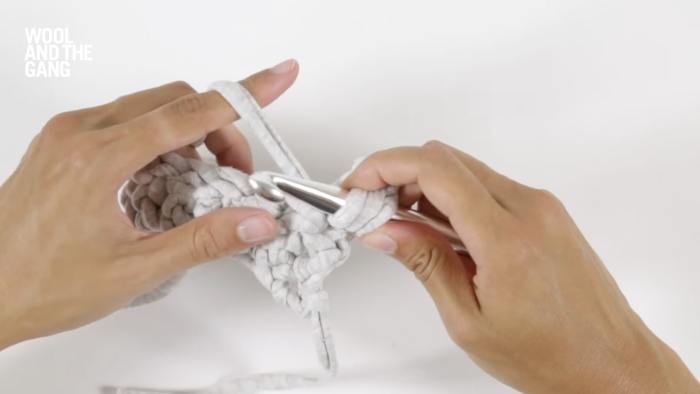 How to Crochet Double Crochet - Step 10