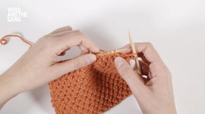 How To: Knit Irish Moss Stitch - Step 4
