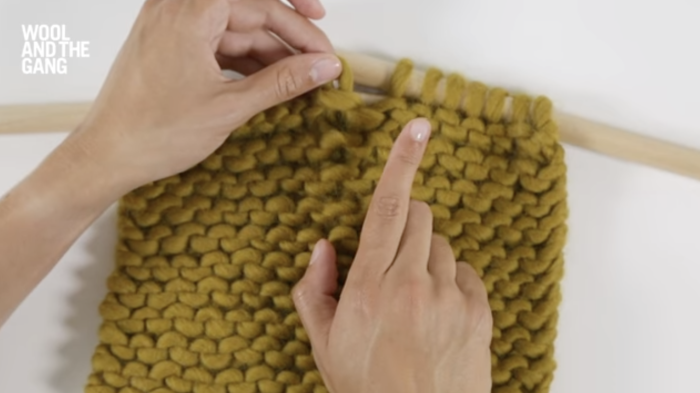 How To: Fix a Dropped Stitch (Garter Stitch) In Knitting - Step 4