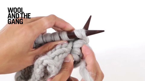How to: knit a central decrease - Step 2