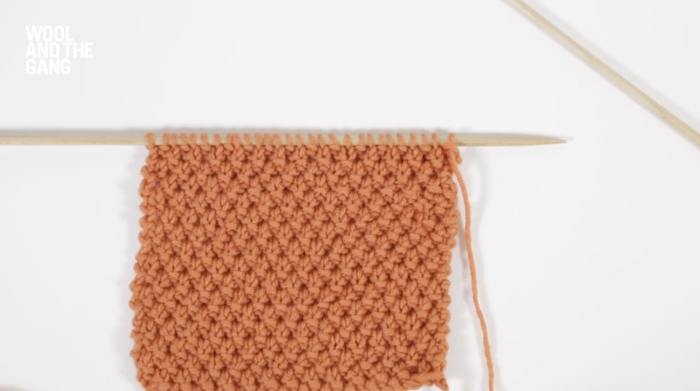 How To: Knit Irish Moss Stitch - Step 5