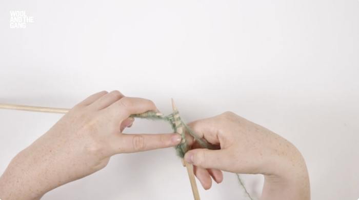 How To Knit Chevron Lace Stitch - Step 7