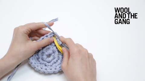 How To: Crochet A Flat Circle - Step 13