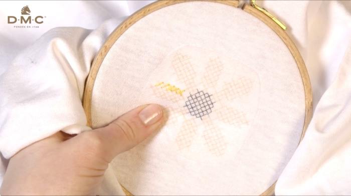 How to cross stitch - step 5