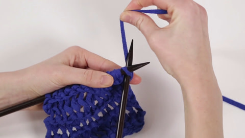 How To Wrap Knit 1 - Step 2