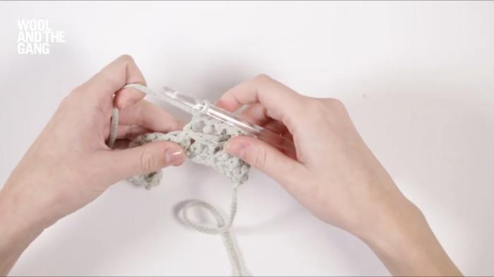 How To Crochet Basketweave Stitch - Step 6