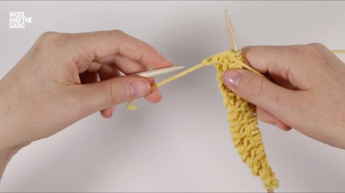How To Knit Travelling Slip Stitch - Step 8