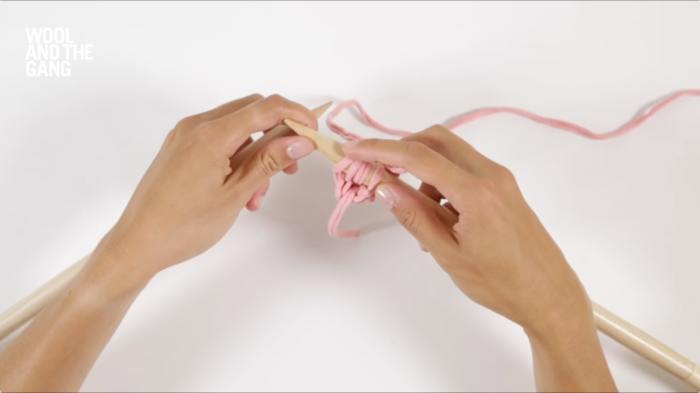 How To Knit An I-Cord (with straight needles) - Step 7