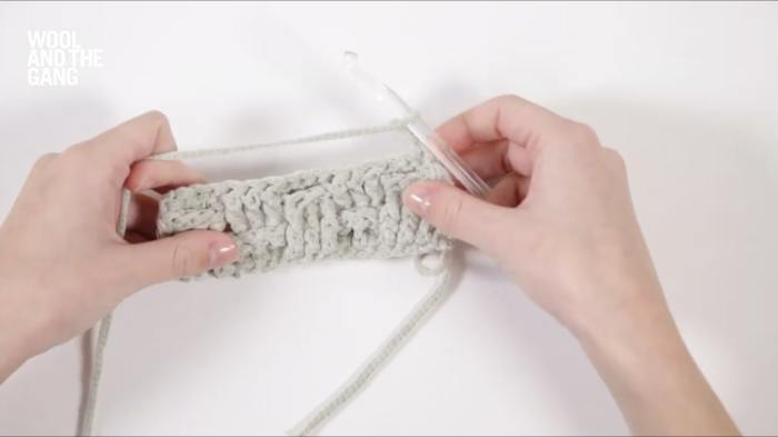 How To Crochet Basketweave Stitch - Step 10