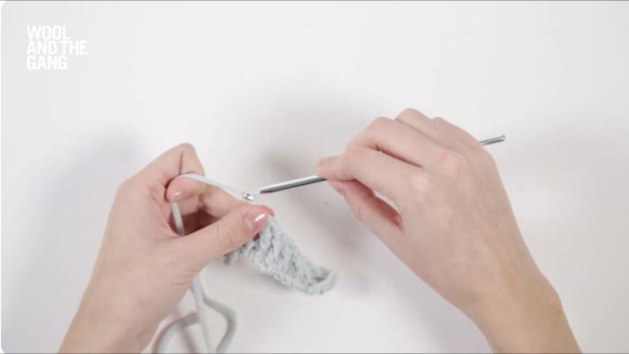 How To Crochet Lattice Stitch - Step 6