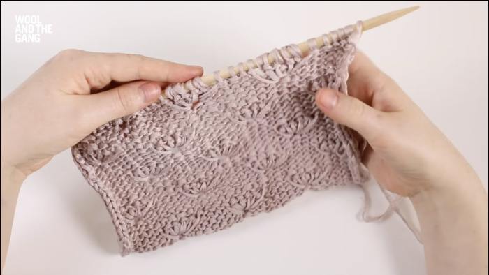 How To: Knit Dandelion Stitch - Step 12