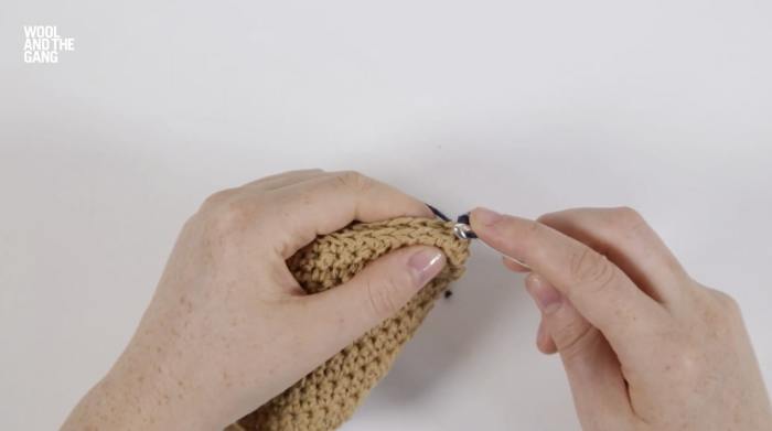 How To: Crochet Slip Stitch Seam - Step 3