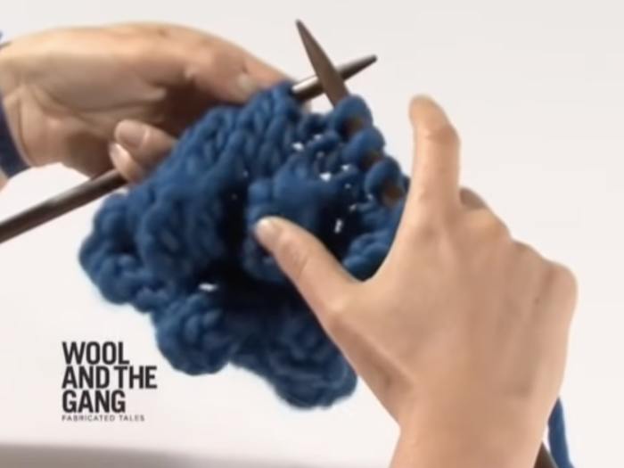How To: Knit Bobble Stitch - Step 1