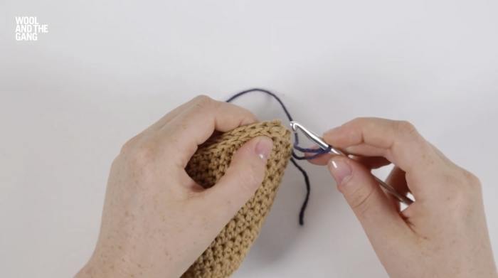 How To: Crochet Slip Stitch Seam - Step 2