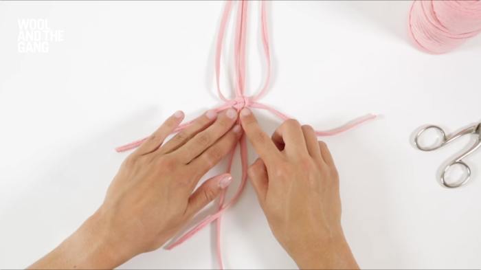 How To Do A Square Knot - Step 6