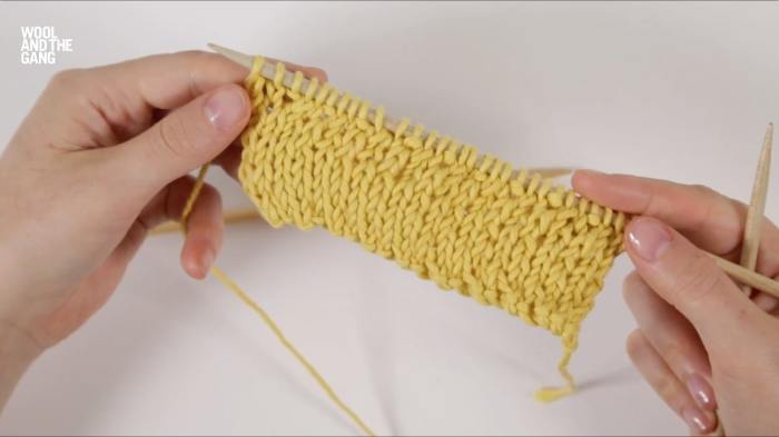 How To Knit Travelling Slip Stitch - Step 16