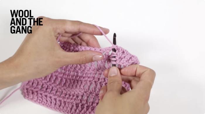 How to crochet: A treble crochet decrease - Step 5