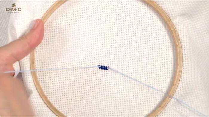 How to read a cross stitch chart - step 7