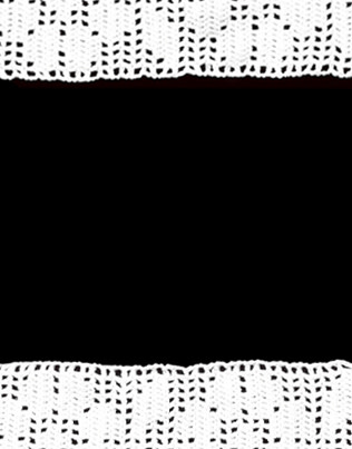 Tile banner - Filet Crochet