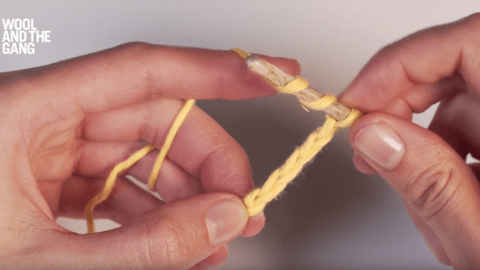 How To Work In Treble Crochet - Step 4