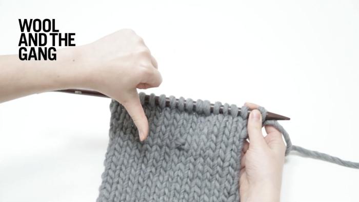 How To: Fix A Knitting Mistake By Dropping Down - Step 1