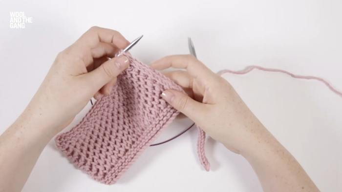 How To Knit I-Cord Edging - Step 8