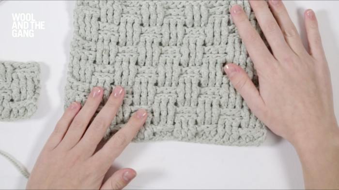 How To Crochet Basketweave Stitch - Step 15